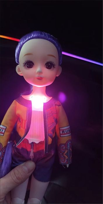 Кукла барбі k pop huntrix музикальна 3D Румі, Міра, Зої