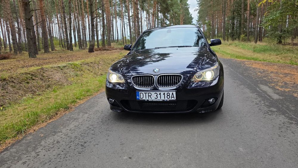 BMW Seria 5 Super Stan Bezwypadek Oryginalny Lakier Mały przebieg Webasto M-Pakiet