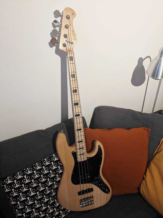 Gitara basowa Harley Benton JB-75MN NA Vintage Series