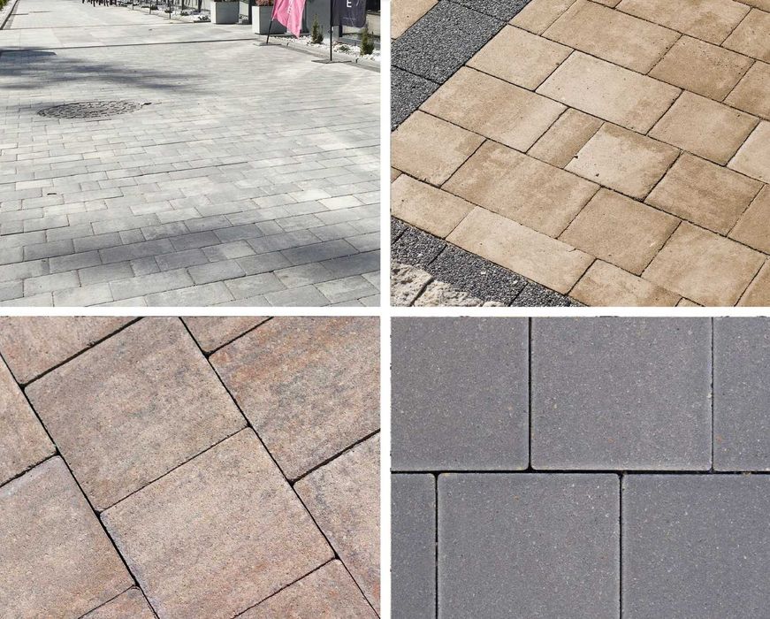 kostka brukowa NAPOLI POLBRUK betonowa podjazd chodnik taras deptak