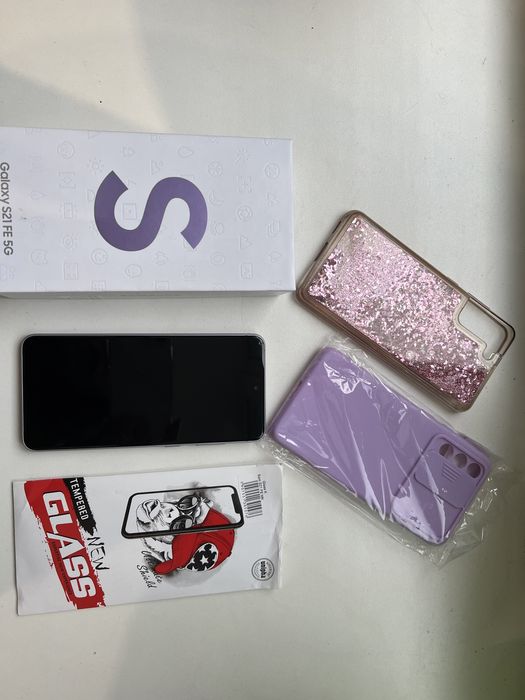 Samsung S21 fe 5 g смартфон самсунг с21 фе на гарантії чохли скло