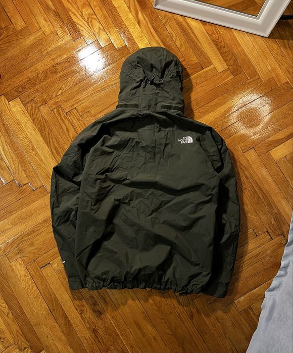 (XS) THE NORTH FACE хаки курточка на мембране весенняя осенняя хакі куртка на мембрані tnf gore tex