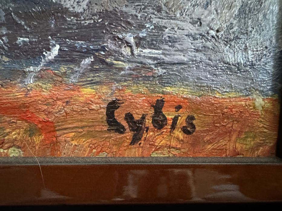 Cybis – obraz olejny, port, podwójna rama z czeczotki – 7900 zł