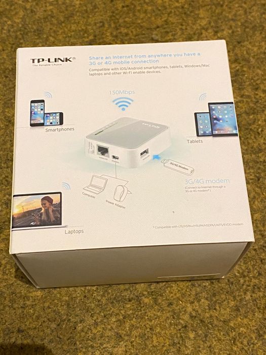 Router Portátil 3G/4G Wireless N - TP-Link TL MR3020