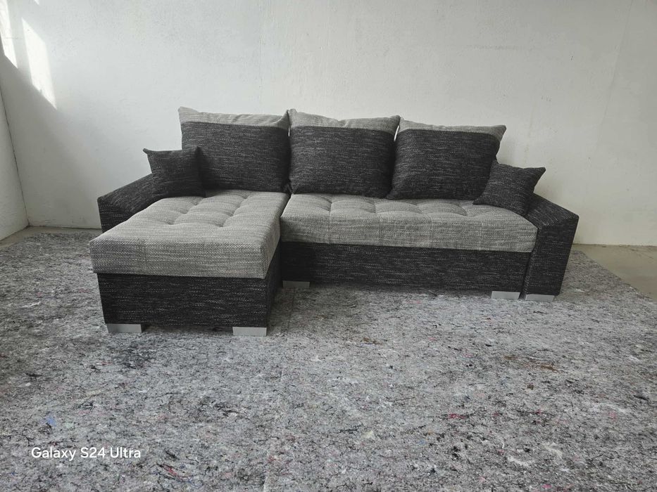 Narożnik Mateo | Funkcja spania | Rozkładany | Rogówka | z bokami