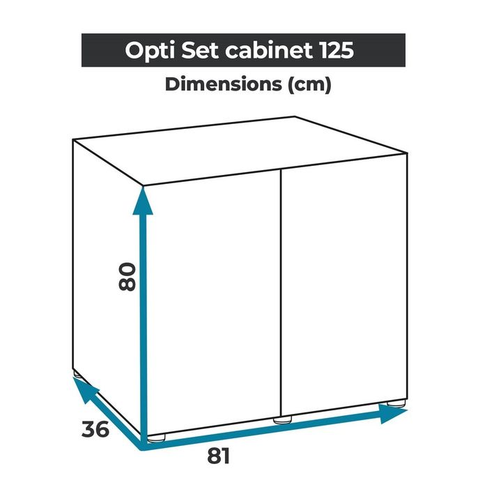 Zestaw opti set  125 CZARNY 2.0
