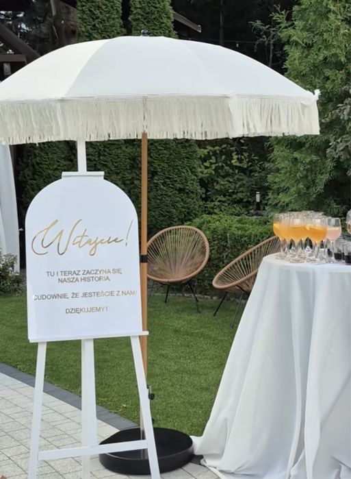 Tablica ślubna, powitalna - witajcie, tu i teraz zaczyna się…