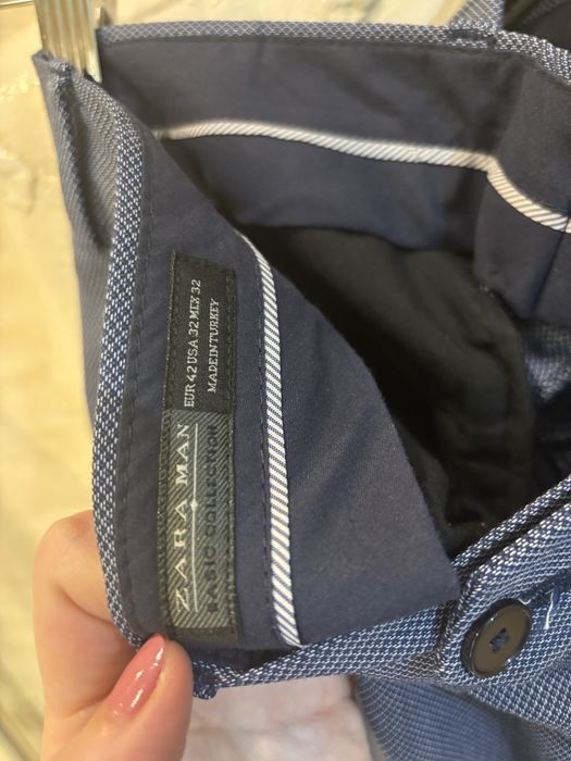 Garnitur Zara r 52 jak nowy niebieski