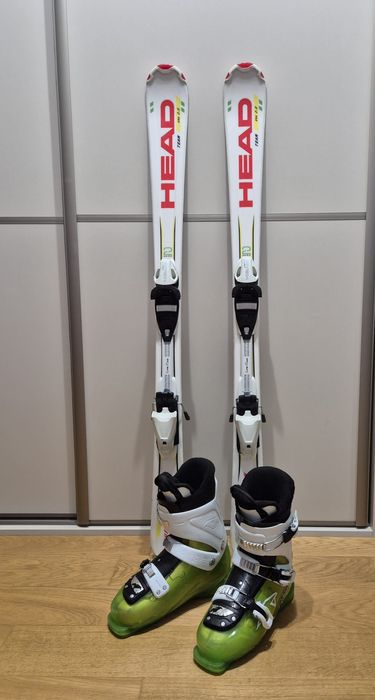 Narty juniorskie head 127cm i buty Nordica 41EU