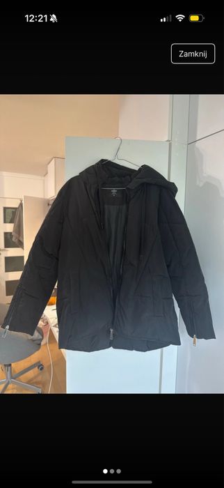Kurtka pikowana czarna