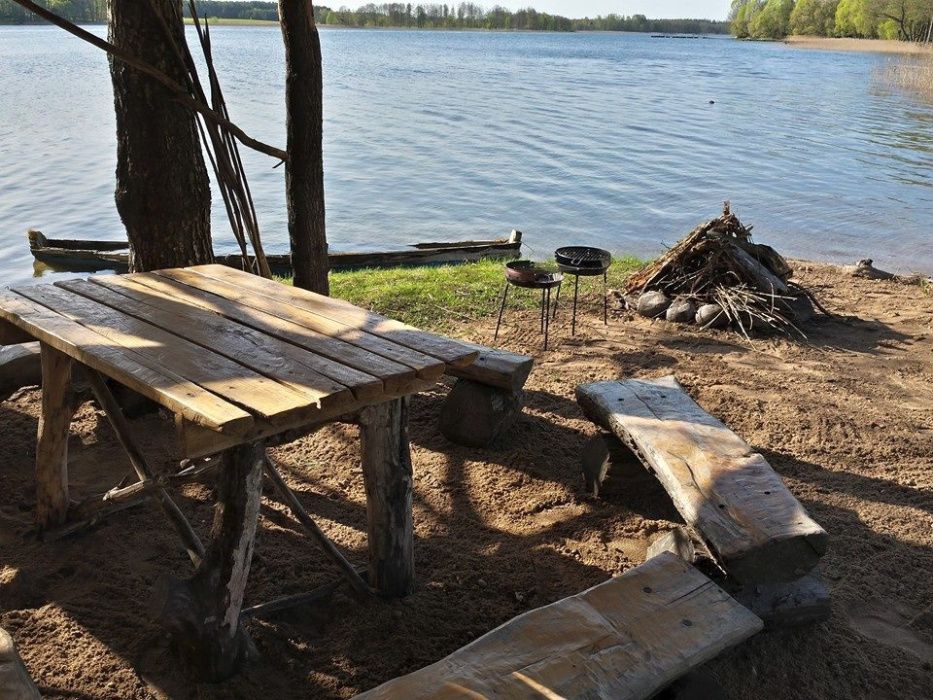 Lato 2026! Prywatna plaża, POKOJE nad jeziorem Serwy, oko