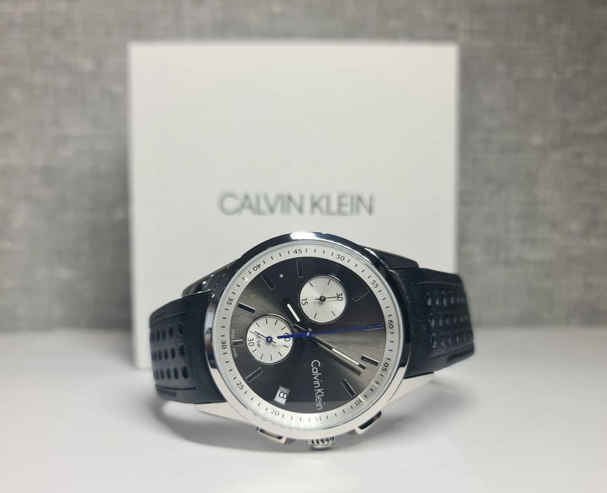 Чоловічий годинник Calvin Klein K5Y31YB1 Earth Black Swiss новий