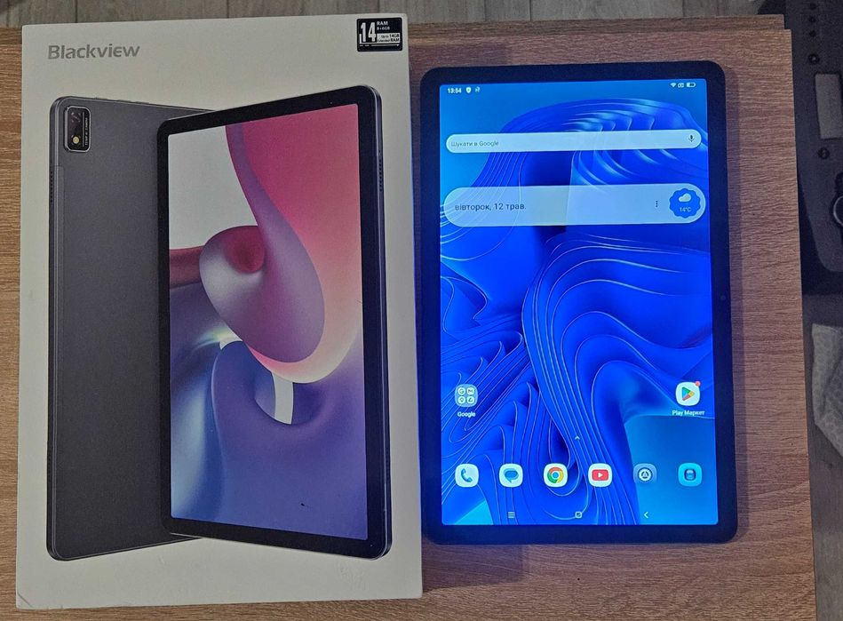 Планшет Blackview Tab 16 (8+256Gb, АКБ 7680 мАч) Dual Sim