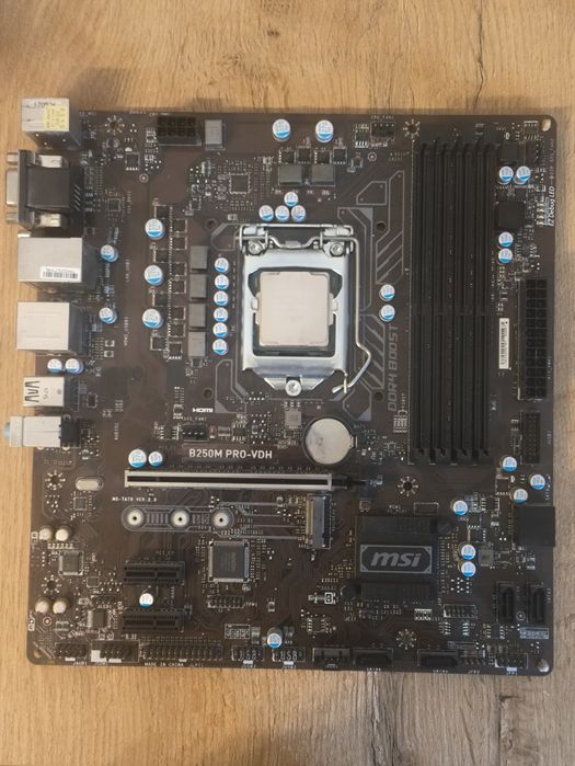 Intel i5 7400 / b250m pro / spartan 3 lt
