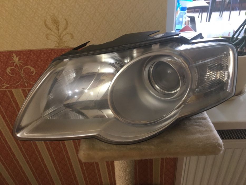 Фара L по зч Пассат Б6 Hella Галоген Рефлектор Стекло Линза Корректор