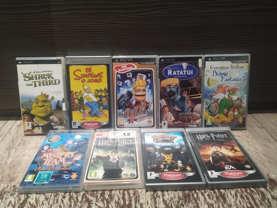 Conjunto de jogos PSP