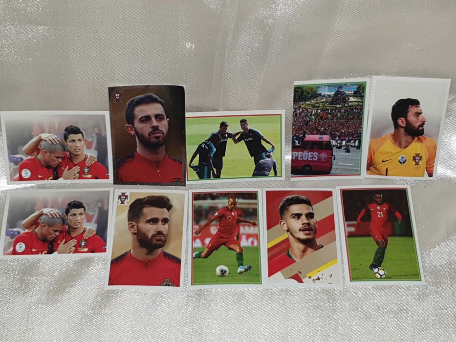 10 cromos abertos e 10 saquetas cromos novas seladas - FOME DE VENCER