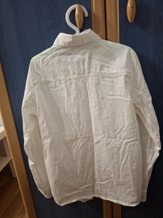 Biała koszula dla chłopca, 140