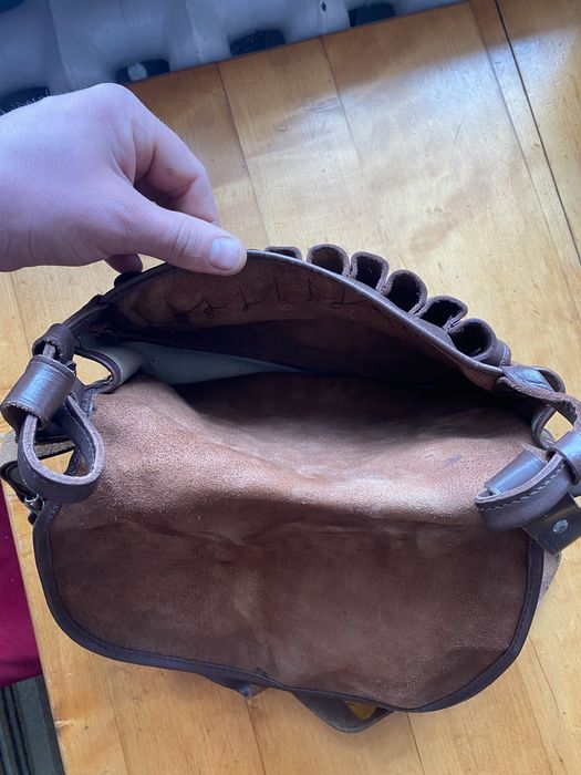 Мисливський набір(Ягдташ, Патронаш, набір для чистки) натуральна шкіра