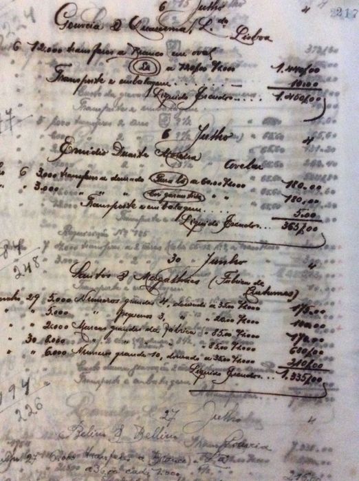Copiador original manuscrito,  1950. Empresas de Portugal Continental.