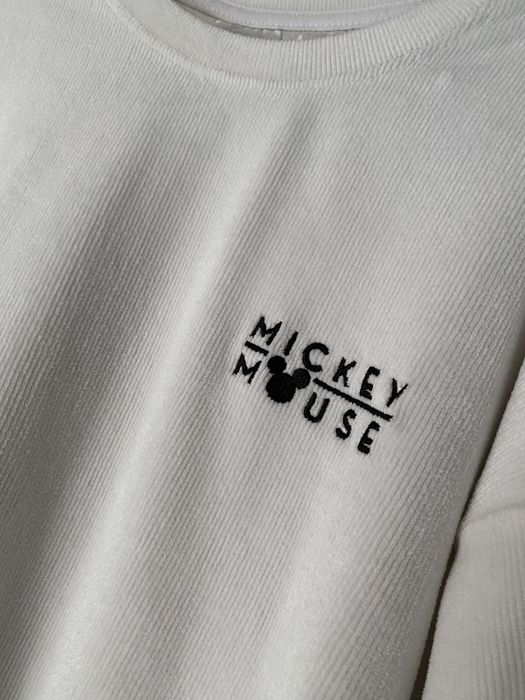 Bluza h&m Disney Mickey Mouse biała S