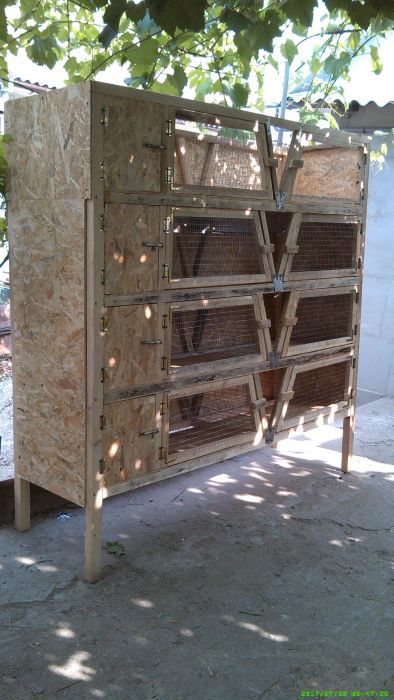 Клетка для кролей, кролятник