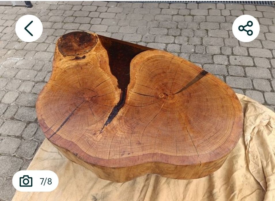 Stół drewniany dębowy