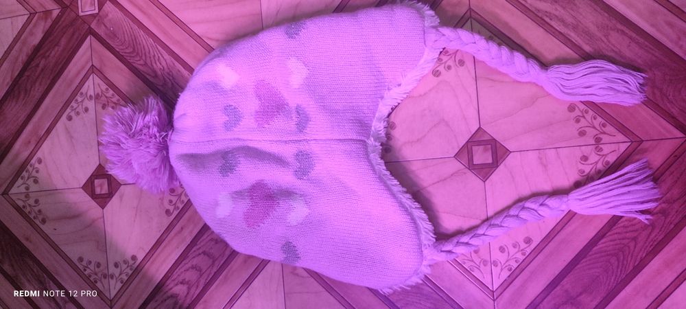 Шапка Peppa зимова тепла на дівчинку 12-24 міс