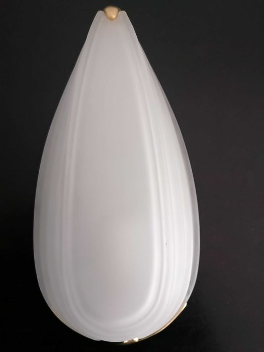 Espectaculares Apliques de Parede em Vidro Branco -Novo