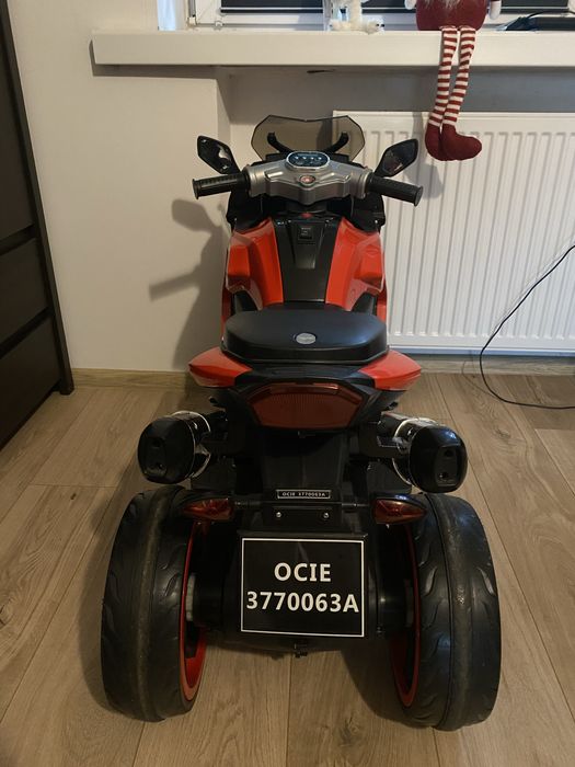DUŻY MOTOR motorek motocykl na akumulator STREET RACER HIT