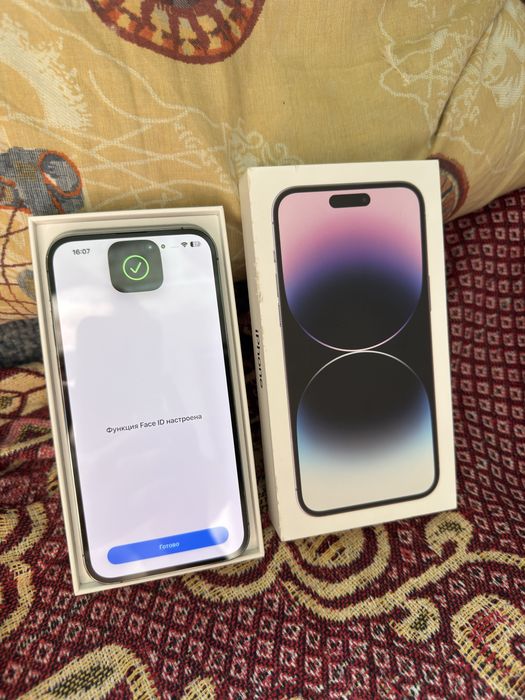 Iphone 14 Pro Max ,акб 80,неверлок,физ сим,в идеальном состоянии,полный комплект