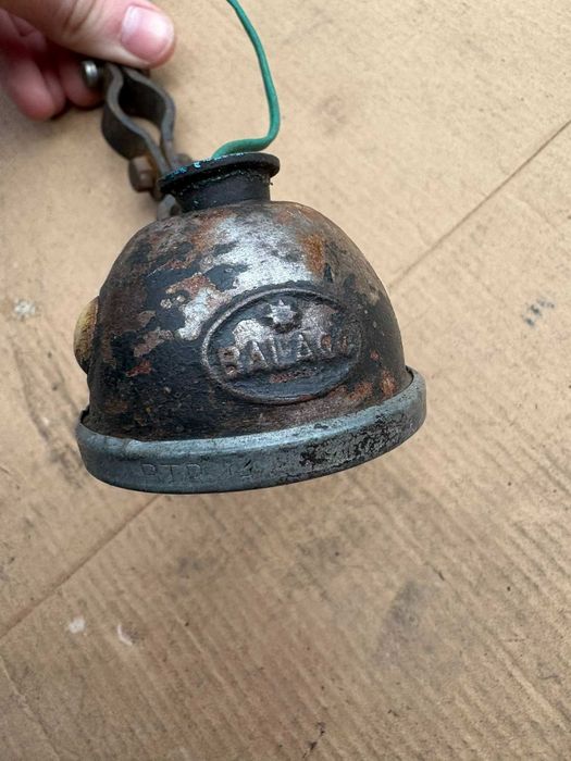 Lampa kryształowa rowerowa przedwojenna