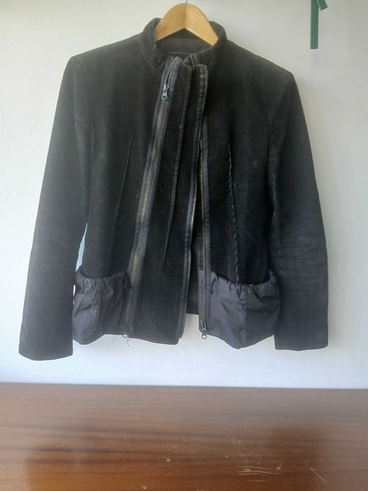 Casaco bombazine preto Purification Garcia