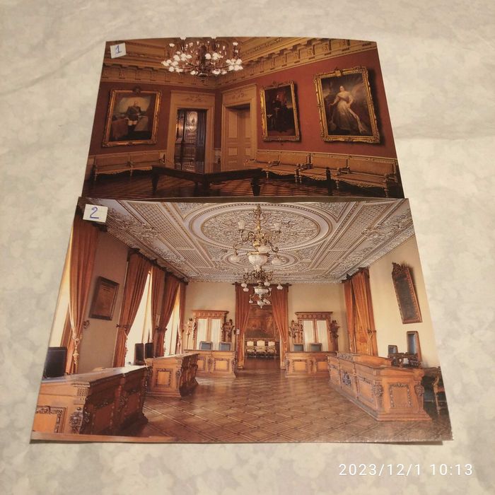 Postais do Palácio da Bolsa da Cidade do Porto (total de oito postais)