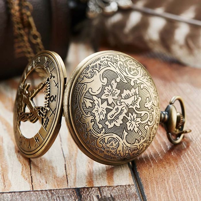 Кишеньковий годинник зодіак  Овен Риби Рак Лев Терези, часы гороскоп