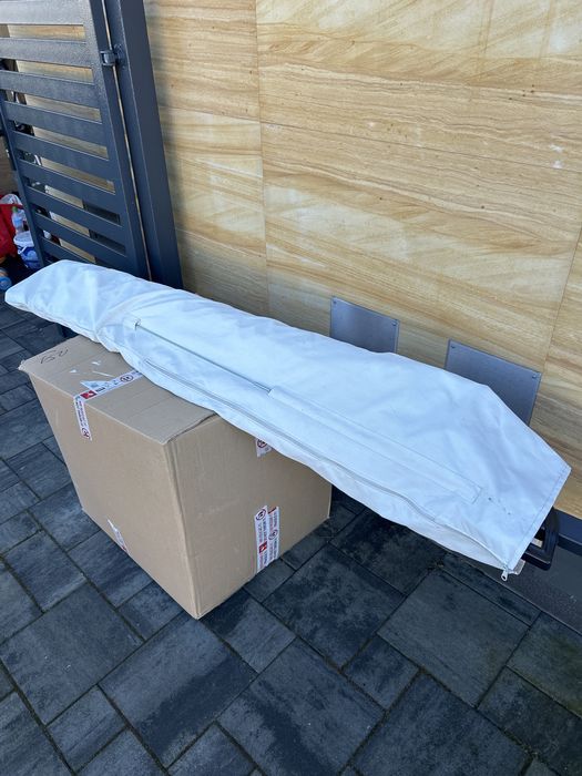 Parasol Jysk na taras sr.3m naturalna biel