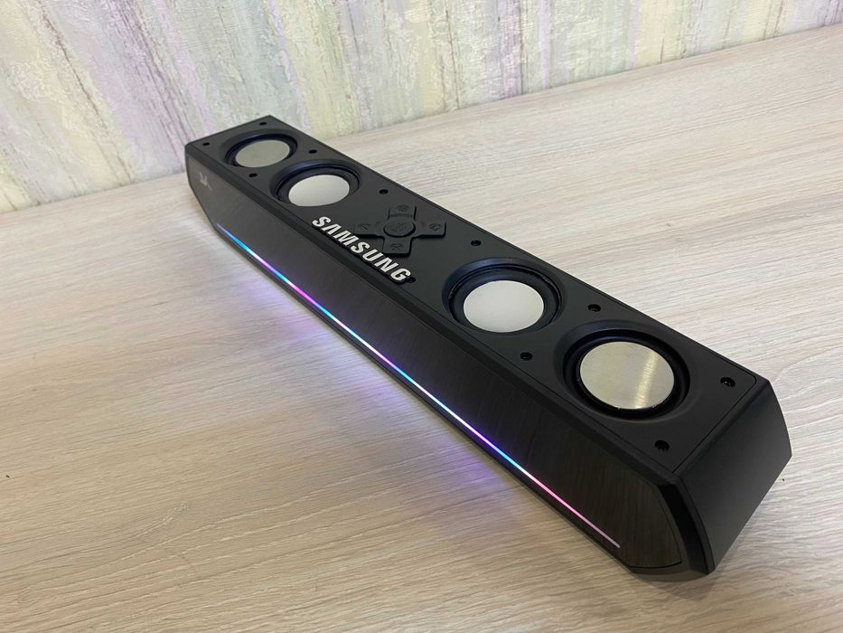 QLED телевизор Samsung 4К SmartTV 55' голосовой пульт+САУНДБАР подарок