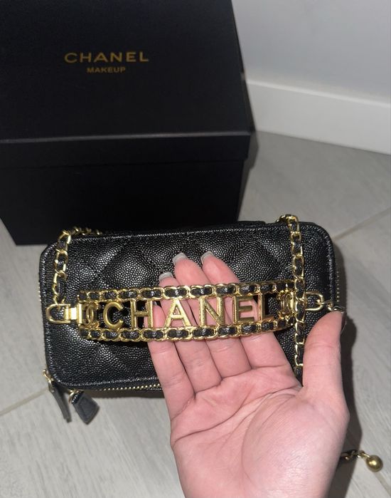 Сумка Chanel ШАНЕЛЬ як косметичка, квадратна