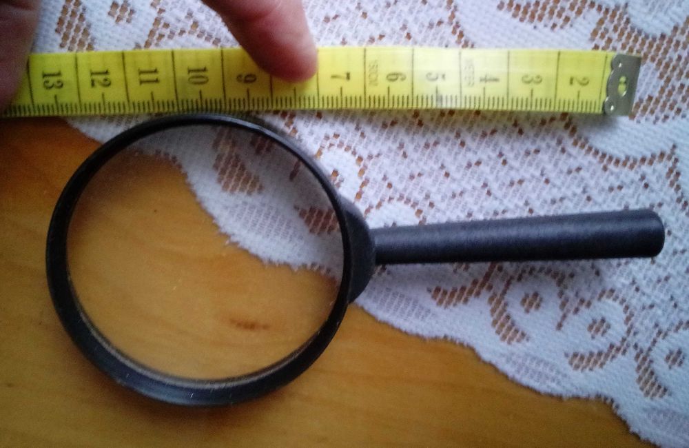 Szkło powiększające, średnica 6 cm