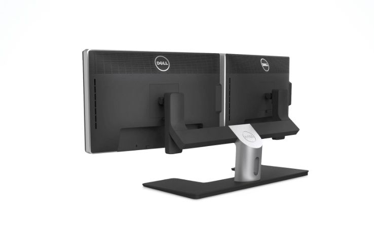Vendo base dell para dois ecrãs