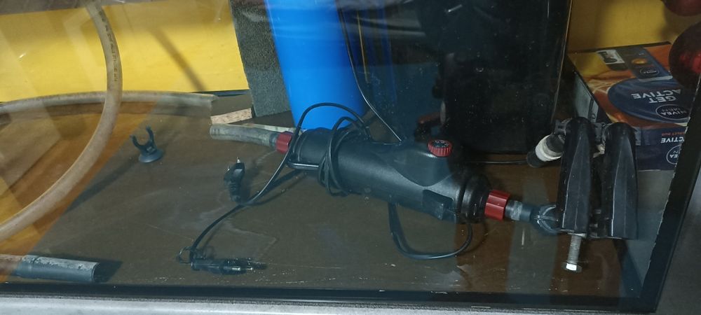 Akwarium 180l z kubełkiem, grzałką i całą resztą gratów :)