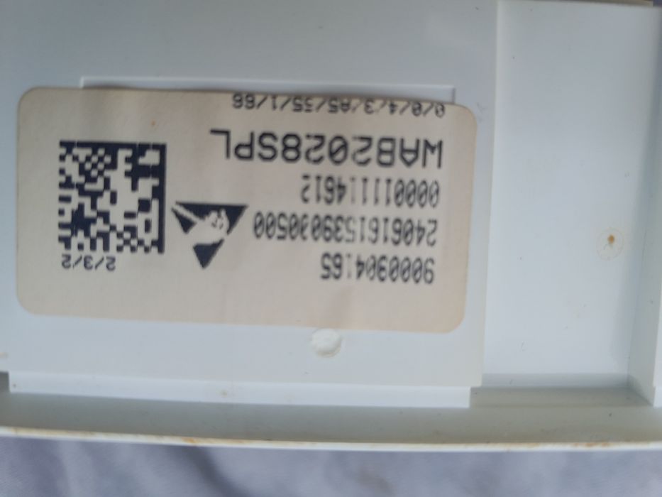 Programator pralka Bosch WAB2028SPL