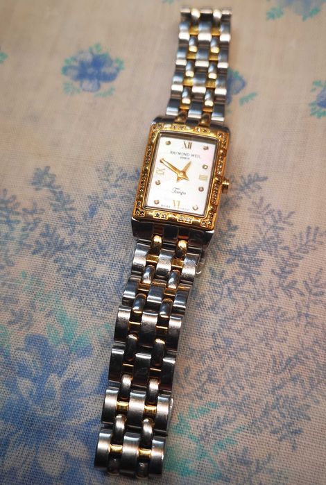 Relógio Raimond Weil Tango Mother of Pearl ouro 18k