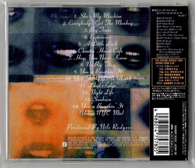 David Lee Roth - Your Filthy Little Mouth - CD OBI JAPAN