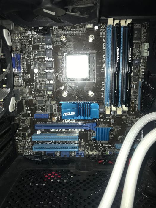 Комплект мат плата Asus M5A78L-M/USB3 AM3+процfx 6100+16GB HyperX