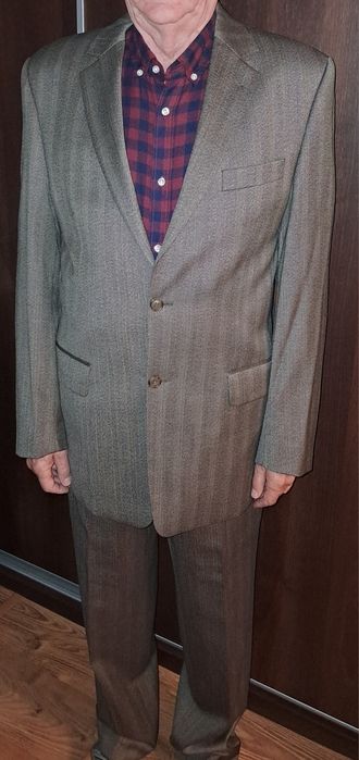 Garnitur męski BYTOM 182 / 104 / 90 Wełniany Wełna Klasyczny Brąz