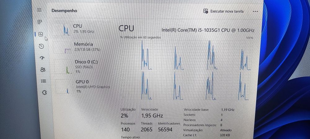 portáteis Acer  i5 8 gb 250 SSD  15.6