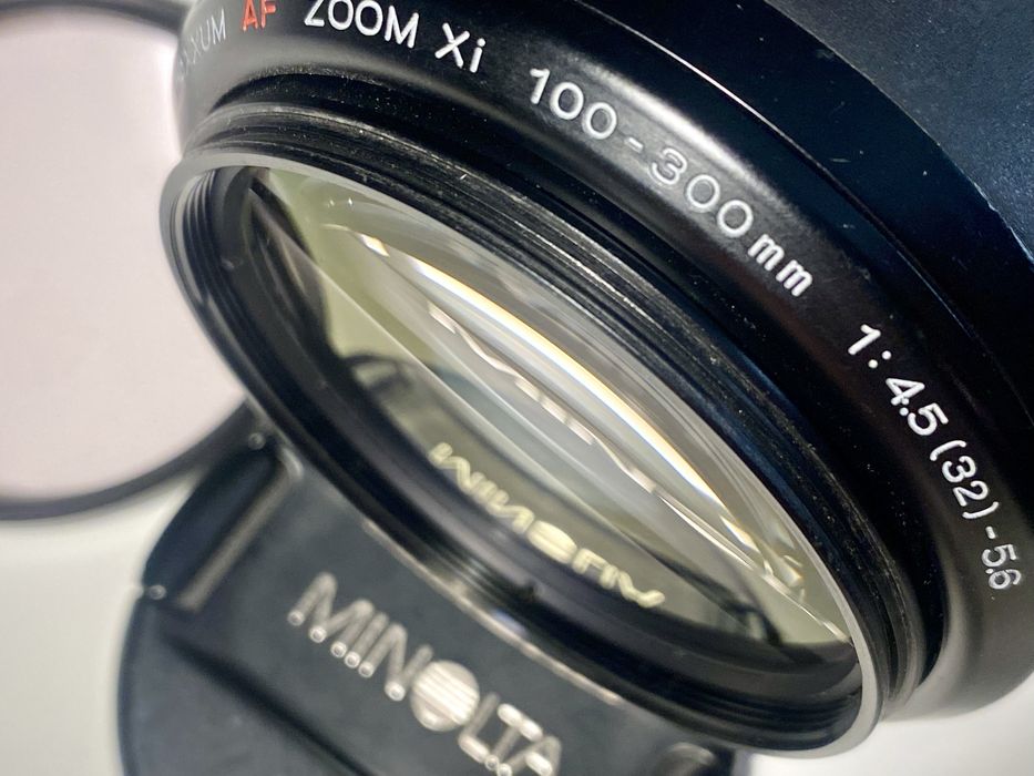 Obiektyw Minolta AF Zoom 100-300mm 4.5-5.6 Sony A Japan Jak Nowy Tanio