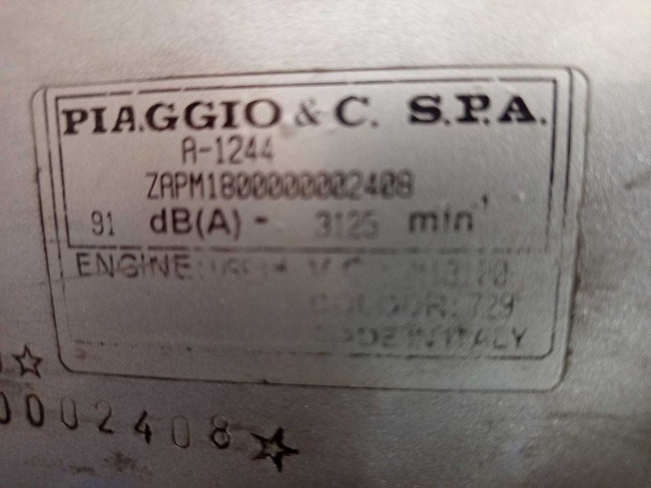vespa px 200 millenium