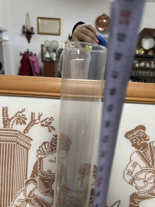 Candeeiro vintage a petroleo rosa